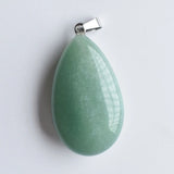 8pcs Hot Semi Precious Stone Drop Pendants 25x40mm Charms for Necklaces Making