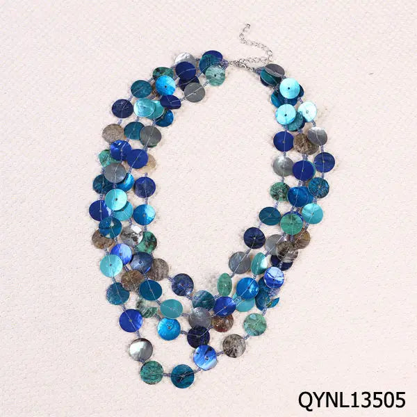 Elegant Gold Plated Necklace with Sparkling Gemstones