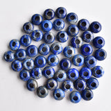 Lapis Lazuli Round Charms Beads For Bracelet Making 30pcs/lot