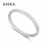 Crystal Round Bracelets & Bangles Hand Cuff Bangle for Women