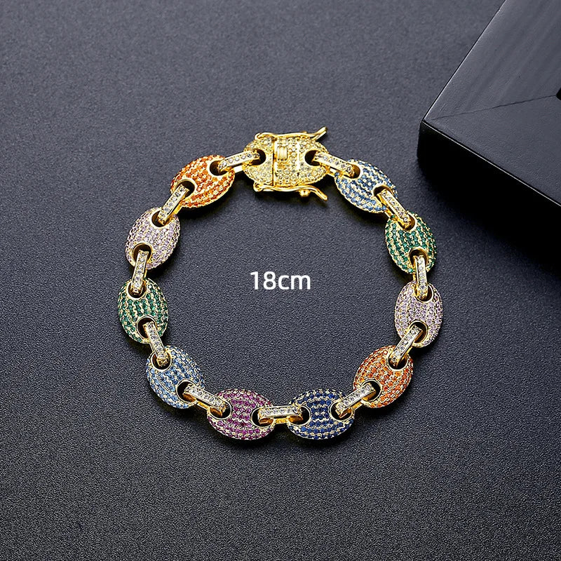 Titanium Steel Jewelry Lock Hand Rope Silver for Couples