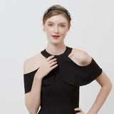 Baroque Crystal Crown Headband Exaggerated Tiara Hairband