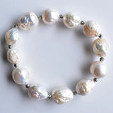 Baroque Freshwater Pearl Charm Bracelet for Women