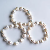 Baroque Freshwater Pearl Charm Bracelet for Women