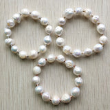 Baroque Natural Freshwater Pearl Charm Bracelet for Women