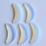 Moon Shape Opal Stone Pendants for Jewelry Making 10pcs/lot