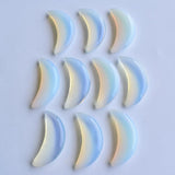 Moon Shape Opal Stone Pendants for Jewelry Making 10pcs/lot