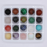 20mm Stone Beads for Jewelry, 20 Pieces