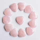 Natural Stone Heart Cabochons Beads for Jewelry Making 25mm 12pcs/lot