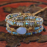 Crystal Beads Friendship Bracelet for Women - Christmas Jewelry