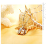 Arrival Shell Pendant 925 Sterling Silver Natural Pearl Ocean Pendant