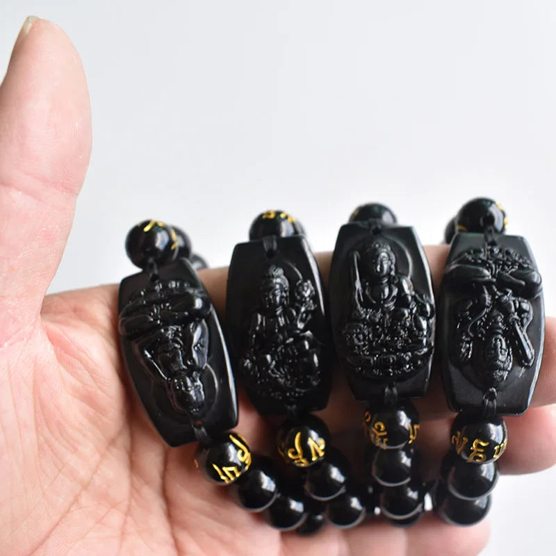 Buddha Glass Beads Lama Bracelet 5pcs/lot