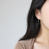 925 Sterling Silver Dangle Earrings for Women Brincos Jewelry
