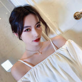 Pearl Pendant Necklace for Women Short Necklace