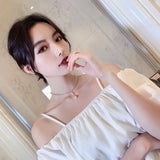 Pearl Pendant Necklace for Women Short Necklace