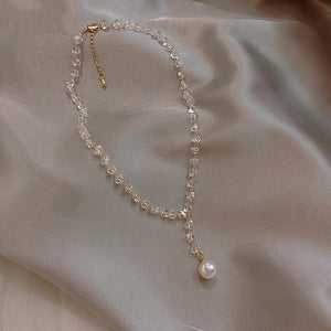 Pearl Pendant Necklace for Women Short Necklace