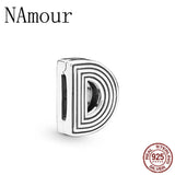 Reflexions Letter Clip Charm, DIY bead, Silver 925 Bracelet Charm for Women