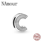Reflexions Letter Clip Charm, DIY bead, Silver 925 Bracelet Charm for Women