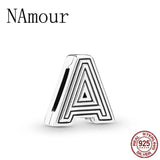 Reflexions Letter Clip Charm, DIY bead, Silver 925 Bracelet Charm for Women