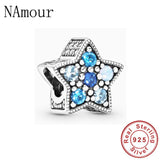 Winter Crystal Crown Mosaic Ball DIY Bead for 925 Silver Bracelet