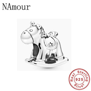 925 Silver Infinity Owl Unicorn Charm for Bracelet X038
