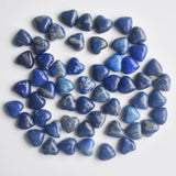 Lapis Lazuli Heart Shape Cabochons 10mm 30pcs/lot