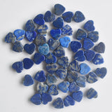 Lapis Lazuli Heart Shape Cabochons 10mm 30pcs/lot