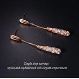 Drop-shaped Alloy Earrings for Women
