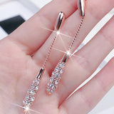 Drop-shaped Alloy Earrings for Women