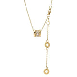 Roman Digital Pendant Titanium Steel Necklace