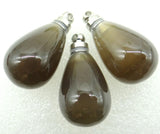 Quartz Turquoise Aventurine Stone Pendant with Perfume Vial Necklace