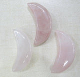 Natural Stone Quartz Crystal Tiger Opal Eye Carving Moon Pendant