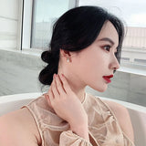 Bee-Inspired Pearl Earrings for Women