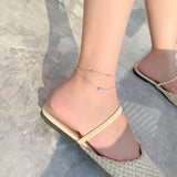 Double Layer Love Foot Chain Ball Pendants Sexy Leg Chain