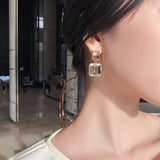 Glass Block Women's Earrings Party Jewelry Sexy Girls