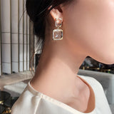 Glass Block Women's Earrings Party Jewelry Sexy Girls