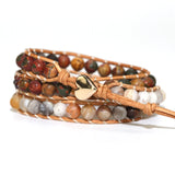 Unique Glass Beads DIY Boho Wrap Bracelet