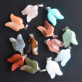 12pcs Leaf Shape Charms Pendants for DIY Jewelry Making