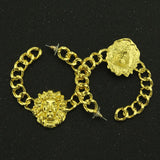 Drop Oil Lion Head Stud Earrings for Women