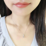 925 Silver Diamond Necklace Pendant for Women