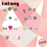 S925 Silver Heart-shaped Zircon Crystal Pendant