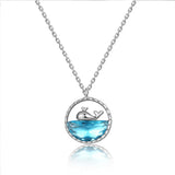 S925 Whale Pendant Women's Tide Necklace Jewelry