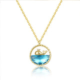 S925 Whale Pendant Women's Tide Necklace Jewelry