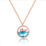 S925 Whale Pendant Women's Tide Necklace Jewelry
