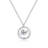 S925 Whale Pendant Women's Tide Necklace Jewelry
