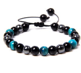 8MM Natural Stone Healing Crystal Stretch Beaded Bracelet