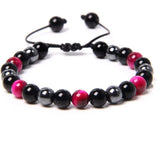 8MM Natural Stone Healing Crystal Stretch Beaded Bracelet
