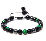 8MM Natural Stone Healing Crystal Stretch Beaded Bracelet