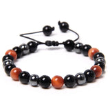8MM Natural Stone Healing Crystal Stretch Beaded Bracelet