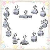 925 Sterling Silver Cartoon Dog Rabbit Cat Boy Dangle Pendant Charm